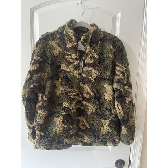 Elodie Women’s Size Medium Camo Printed Fleece Jacket - Picture 1 of 8